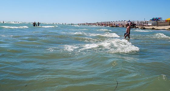 Арабатская стрелка Геническая Горка мелкое море фото