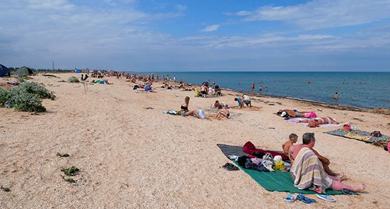 Отдых на Арабатской стрелке в Счастливцево